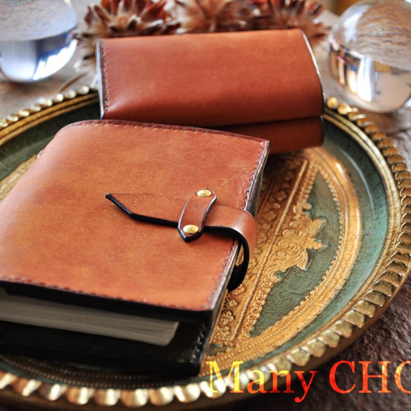 イタリアンレザー・革新のプエブロ・コンパクト2つ折り財布