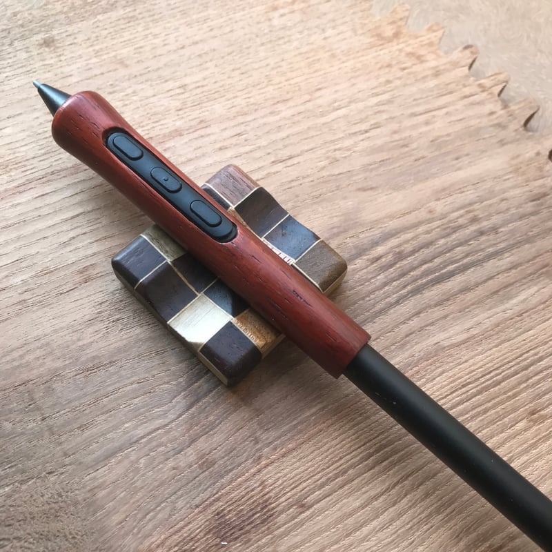 紅紫檀】 葉車堂 木製グリップ PREMIUM 紅紫檀（べにしたん） 希少樹種