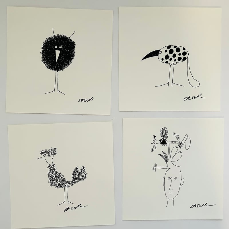 VINJETTER AV OLLE EKSELL 12 SERIGRAFIER サイン入り |