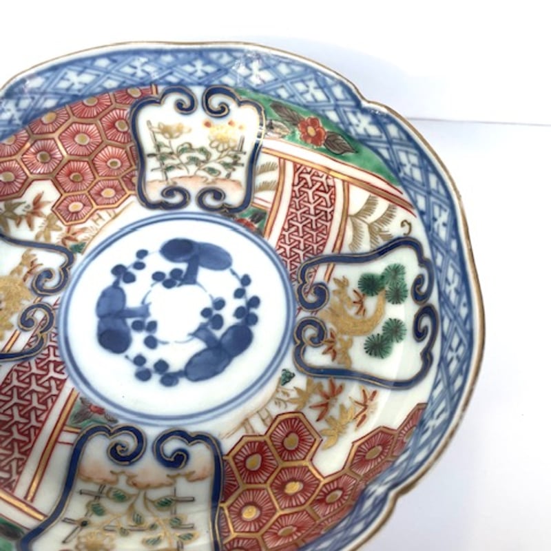 骨董 古伊万里（江戸後期～明治） 輪花五寸皿 | FURACOCO