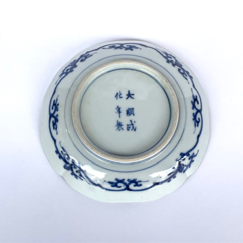 骨董 古伊万里（江戸後期～明治） 輪花五寸皿 | FURACOCO