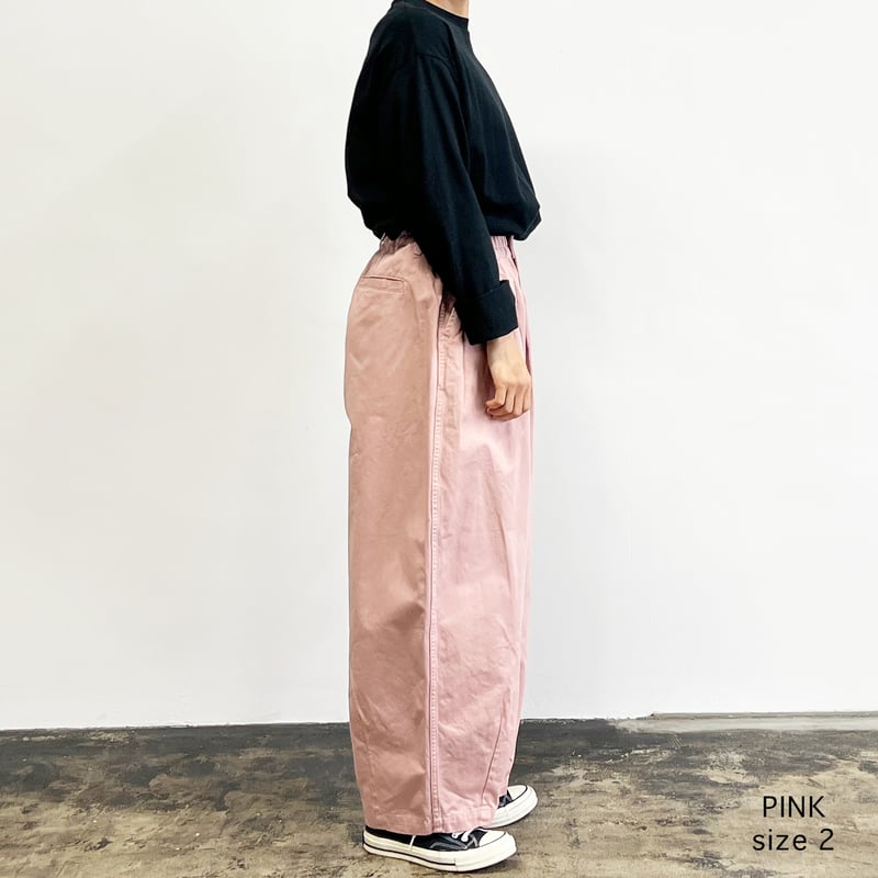 直営店限定カラー】CIRCUS PANTS_ PINK サーカスパンツ ピンク A117
