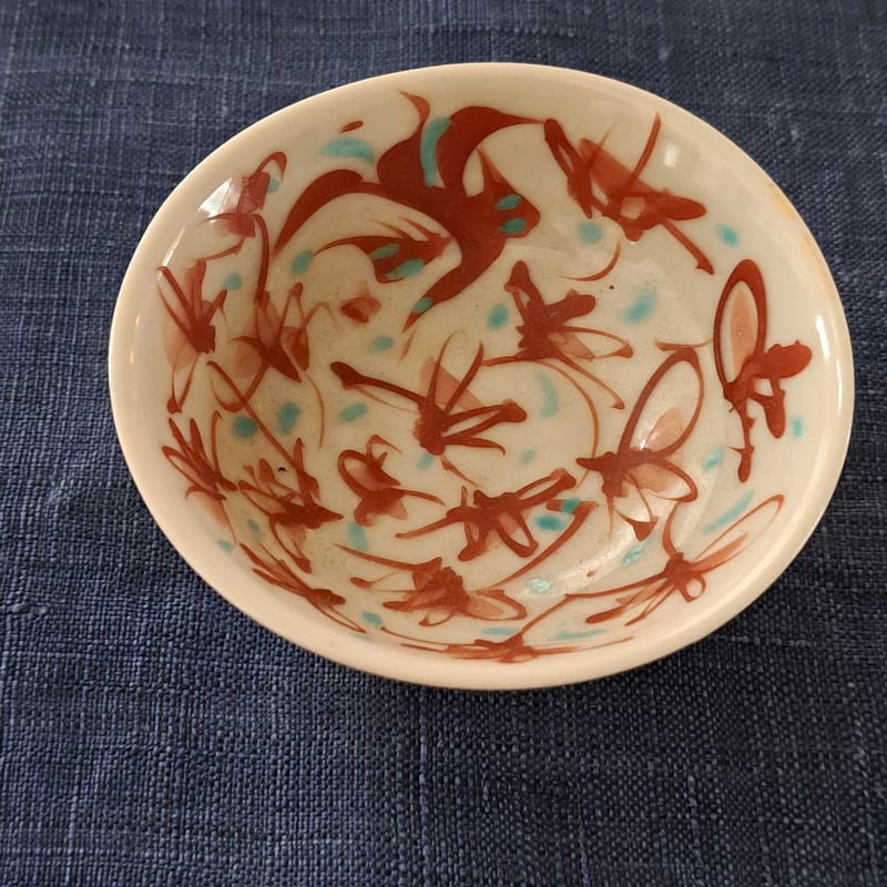 赤地健・ぐい吞み、九谷焼 赤地陶房、金沢 | Bi's Japanese Gifts