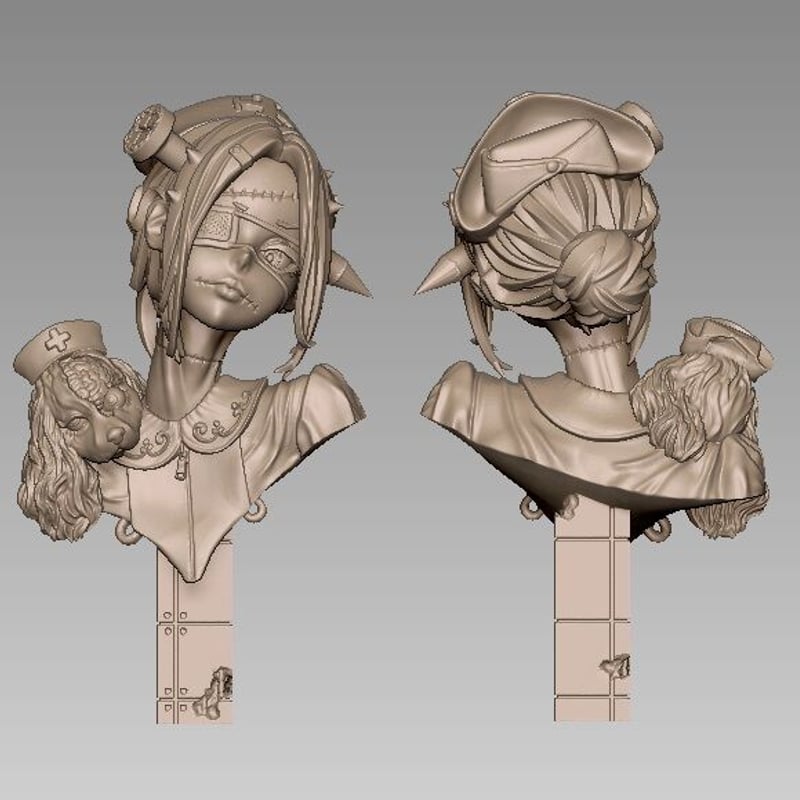 未塗装未組み立てガレージキット/とげとげ、ぬいぬい | 産婦人科M/SHOP