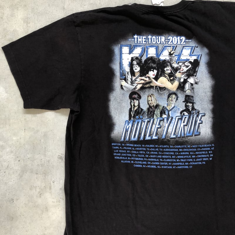 KISS & MOTLEY CRUEバンドTシャツ | CUSTOM FEVER