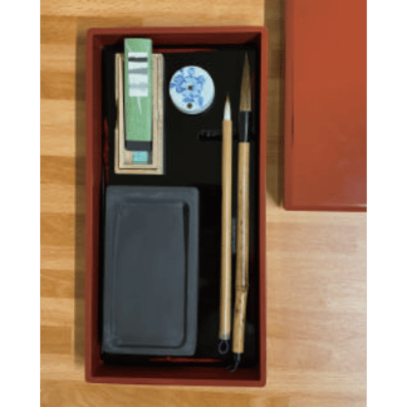 呉竹 硯箱根来 朱×黒 / 白×金 | 上杉文林堂