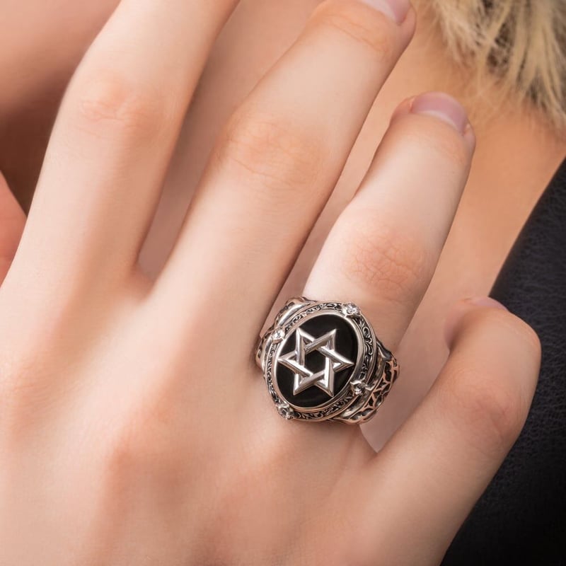即納可能！六芒星の指輪】マジックヘキサグラムリング [Artemis