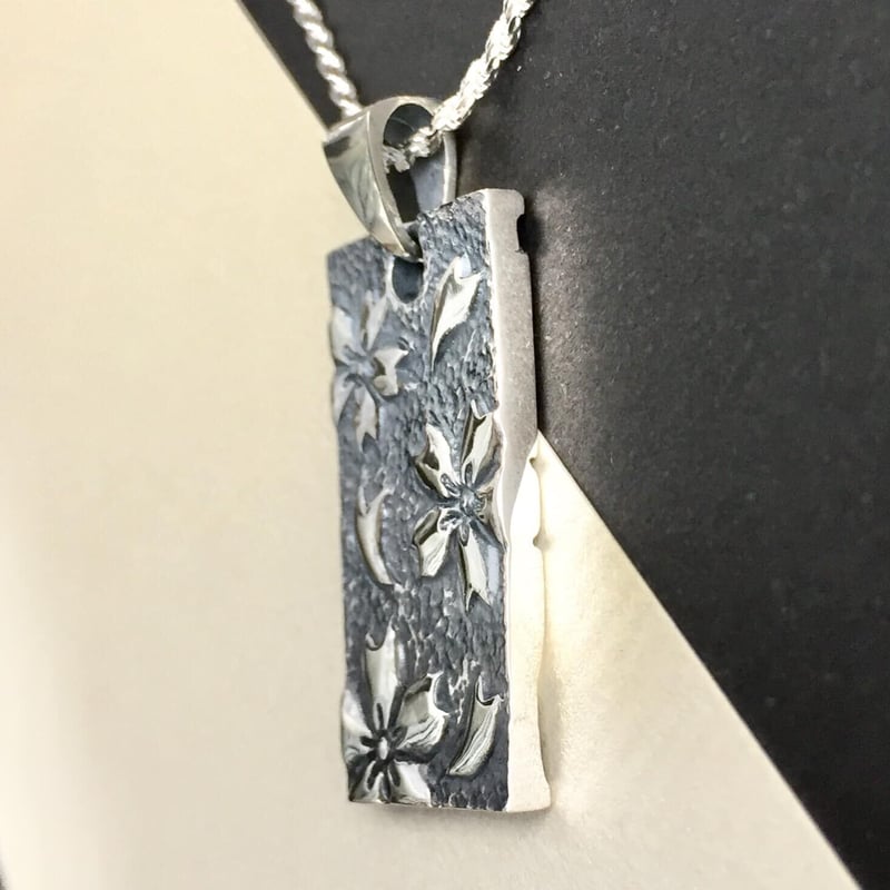 🌸桜のペンダント】両面桜(ペンダントトップ）［銀燭］ | 上州本店 蛇骨堂