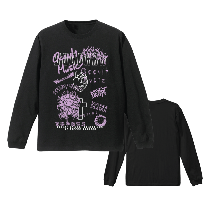 武道館記念・ロングスリーブTシャツ（ブラック） | DEZERT STORE