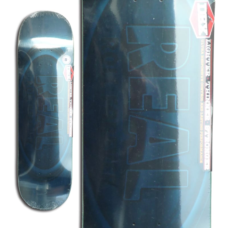 REAL OVAL BLUE FOIL DBX DECK (8.5 x 31.85inch)