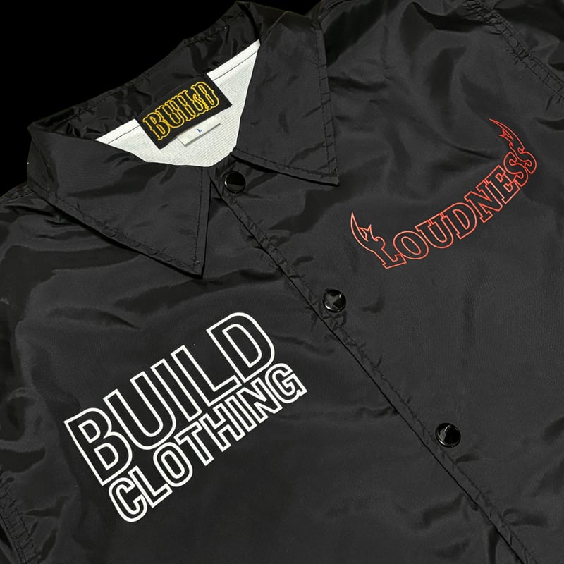 LOUDNESS x BUILD CLOTHING W-Name Coach JKT | Bu