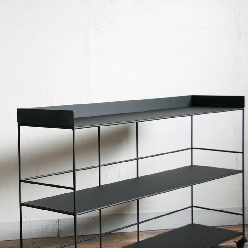 アイアンフレームのワゴンシェルフ W120 | EARL