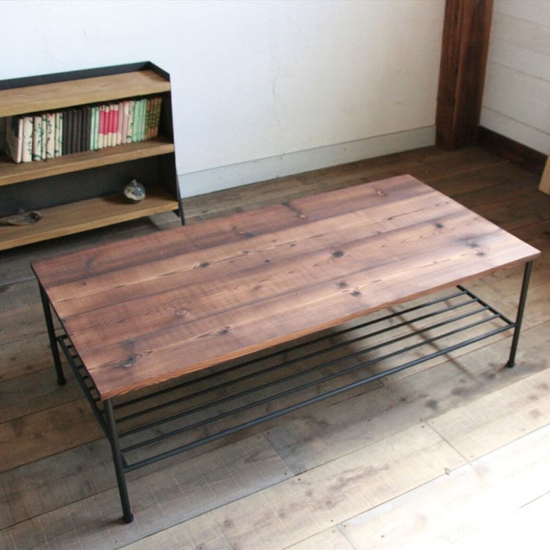 アイアン&ウッド センターテーブル W120 | EARL