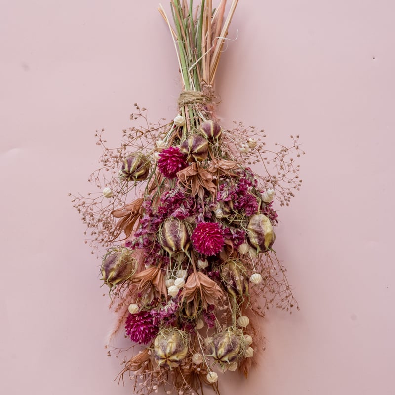 Tida Flowerの、ドライフラワーミニスワッグ | ドライフラワーと