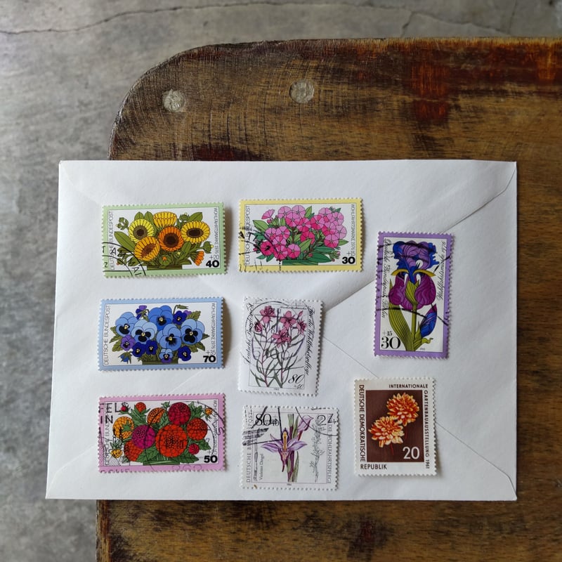ドイツの古切手 お花 ［A］ | Gemisch