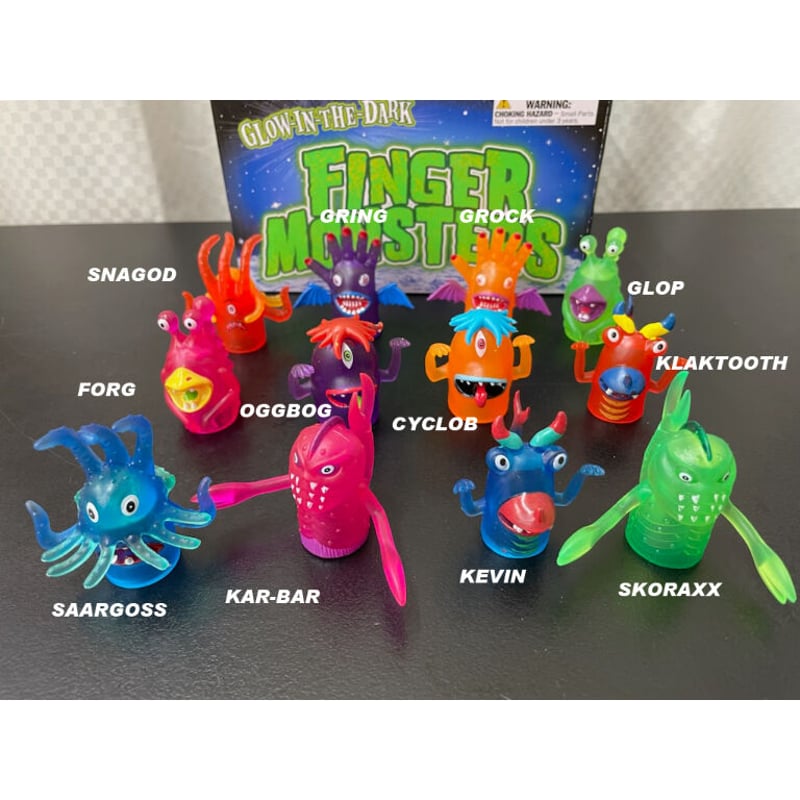 モンスター フィンガーパペット 指人形 FANTASTIC | sweetfish