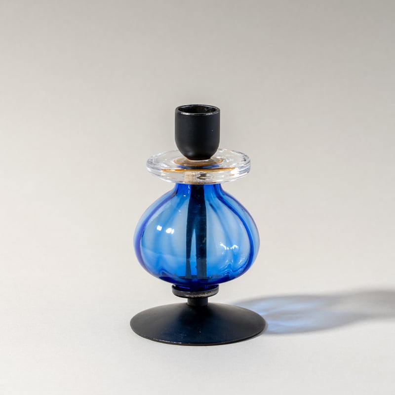 Erik Höglund ヴィンテージキャンドルスタンド（ブルー） | Lido