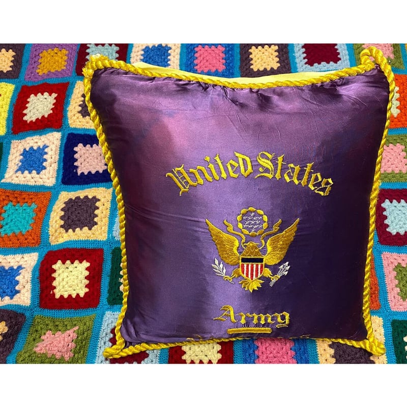 VINTAGE] US ARMY スーベニアクッションカバー | garden730