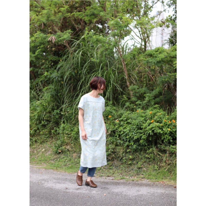 ミナ ペルホネン tanpopo half sleeveドレス - mint - | Shoka: