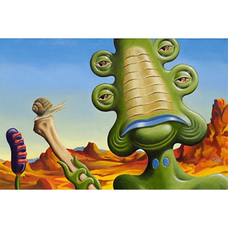 Lorbo - Green by Jim Woodring | tomenosuke
