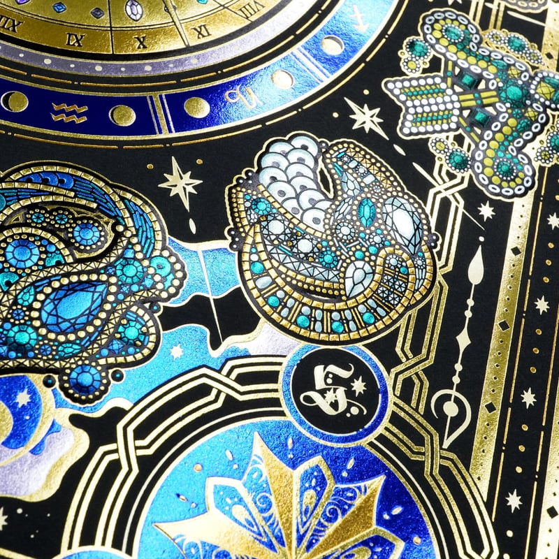 受注生産品 】 大箔力の技術 『 25色箔押し立体ポスター 』 | コスモ