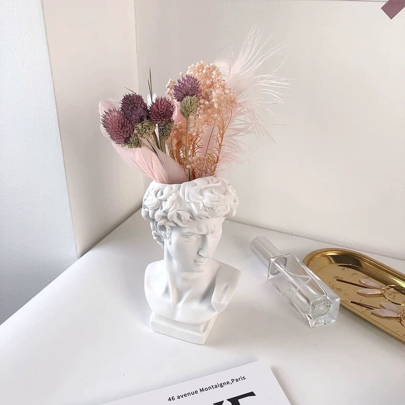 即納】#彫刻モチーフ ブラシスタンド ペン立て 花瓶 オブジェ | 70PARK