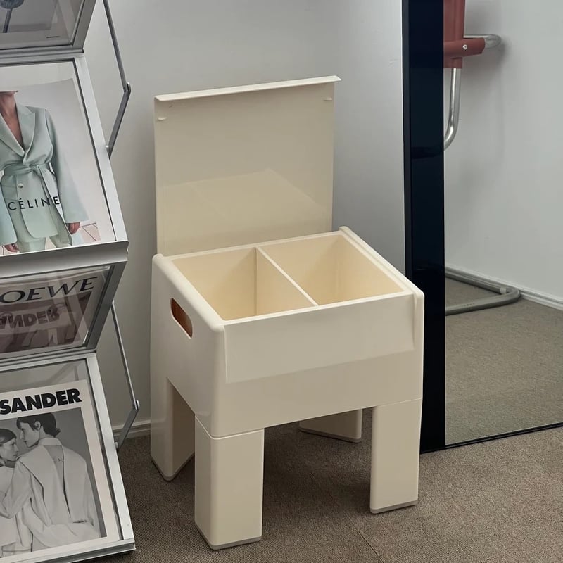 多機能 収納 サイドテーブル スツール 全2色 玄関 | 70PARK
