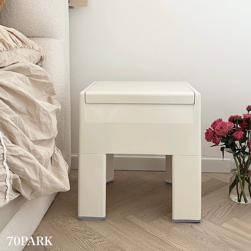多機能 収納 サイドテーブル スツール 全2色 玄関 | 70PARK