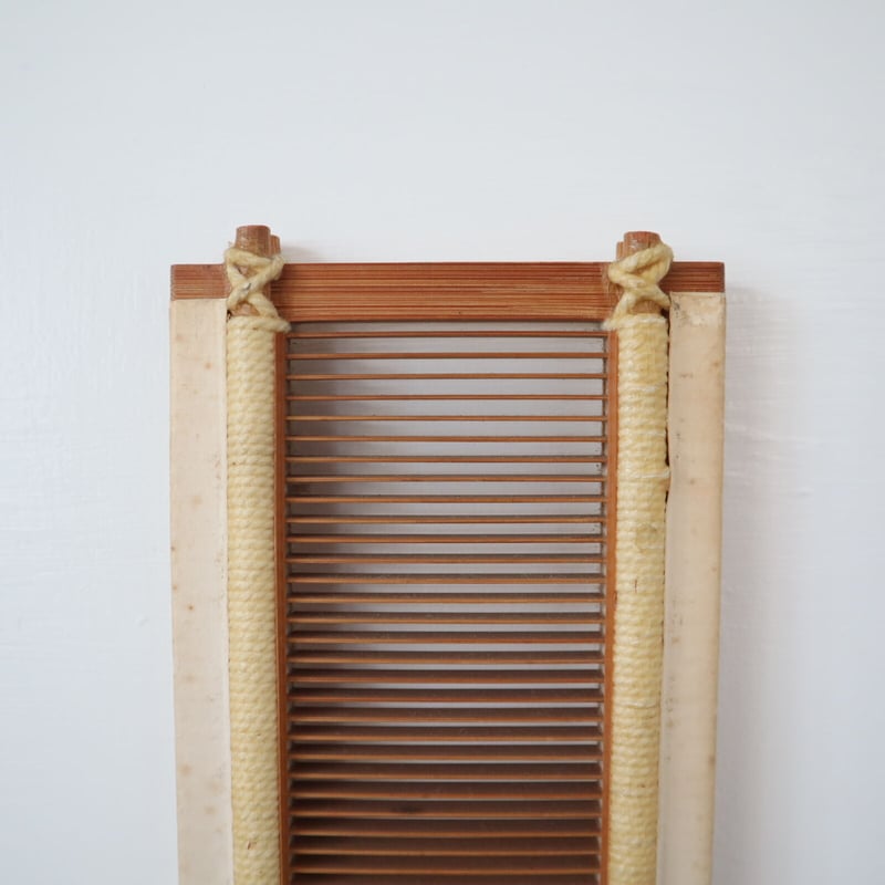 【pon】竹筬、糸綜絖、シャトル R074】<東京手織>竹筬 10cm間30羽 内寸85.1cm | 染め・織り道具 SH