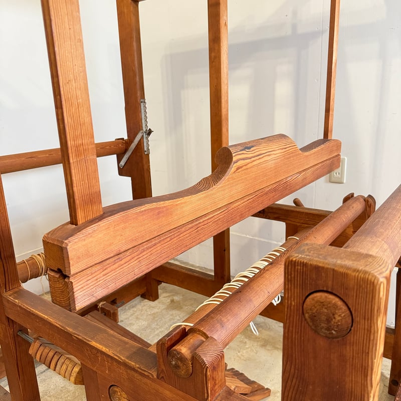 別途送料要・A179】機織 織幅85cm 踏板10枚 綜絖10枚 | 染め・織り道具