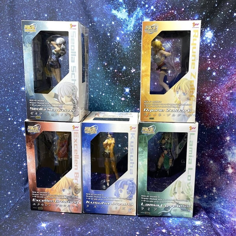トイズワークス スーパーロボット大戦ヒロインフィギュア5体セット
