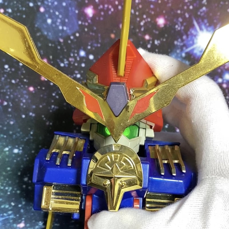 ガンプラ]元祖SDガンダム 巨大邪悪神エビルエンペラー、フォートレス