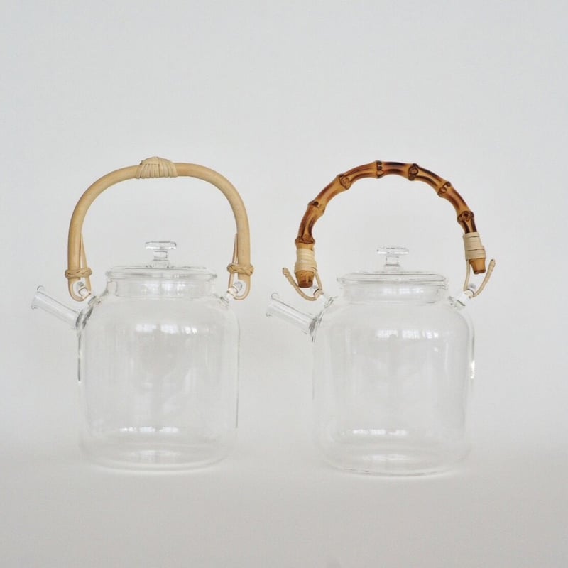 STUDIO PREPA ガラスティーポット あけび / 竹 | 菓菓かはん