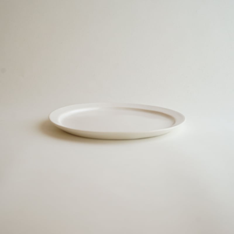 安藤雅信】オランダパン皿 MS（乳白艶釉） | ギャルリ百草 online store