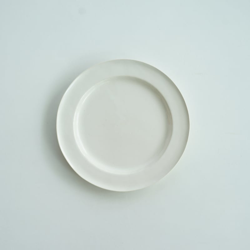 安藤雅信】ピューター写皿 L（乳白艶釉） | ギャルリ百草 online store