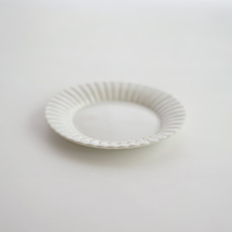 安藤雅信】オランダ花形皿 M （青白艶釉） | ギャルリ百草 online store