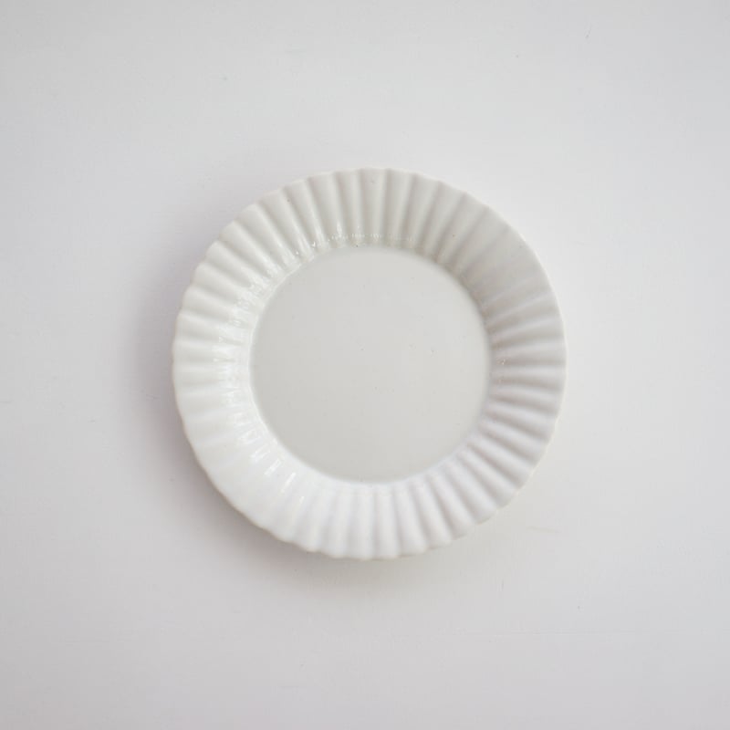 安藤雅信】オランダ花形皿 M （青白艶釉） | ギャルリ百草 online store