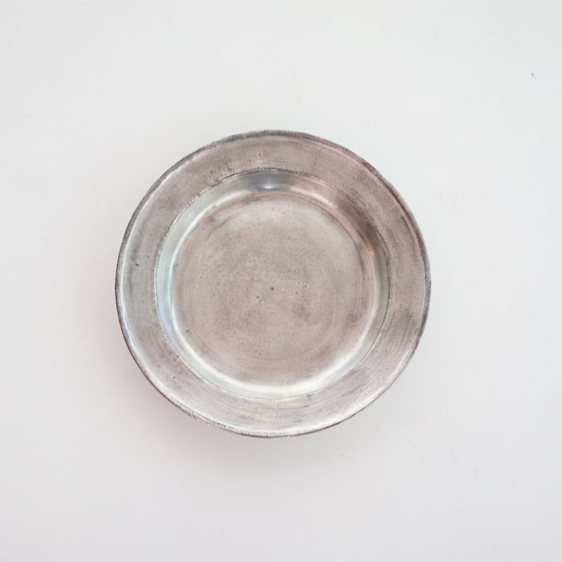 安藤雅信】銀彩ピュータースープ皿 M | ギャルリ百草 online store