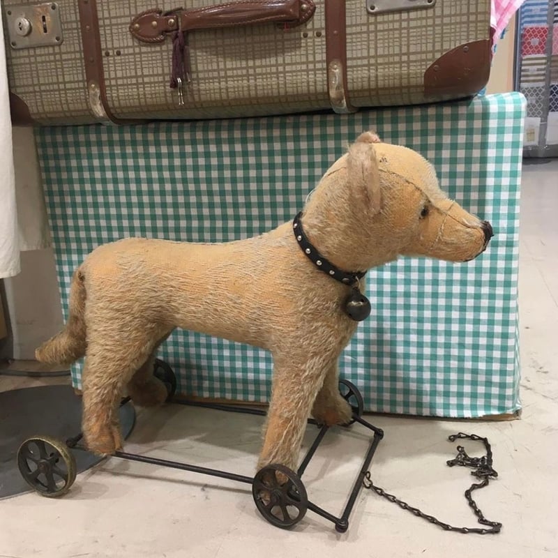 アンティークシュタイフ・Ride-on Dog | Biscuit web store