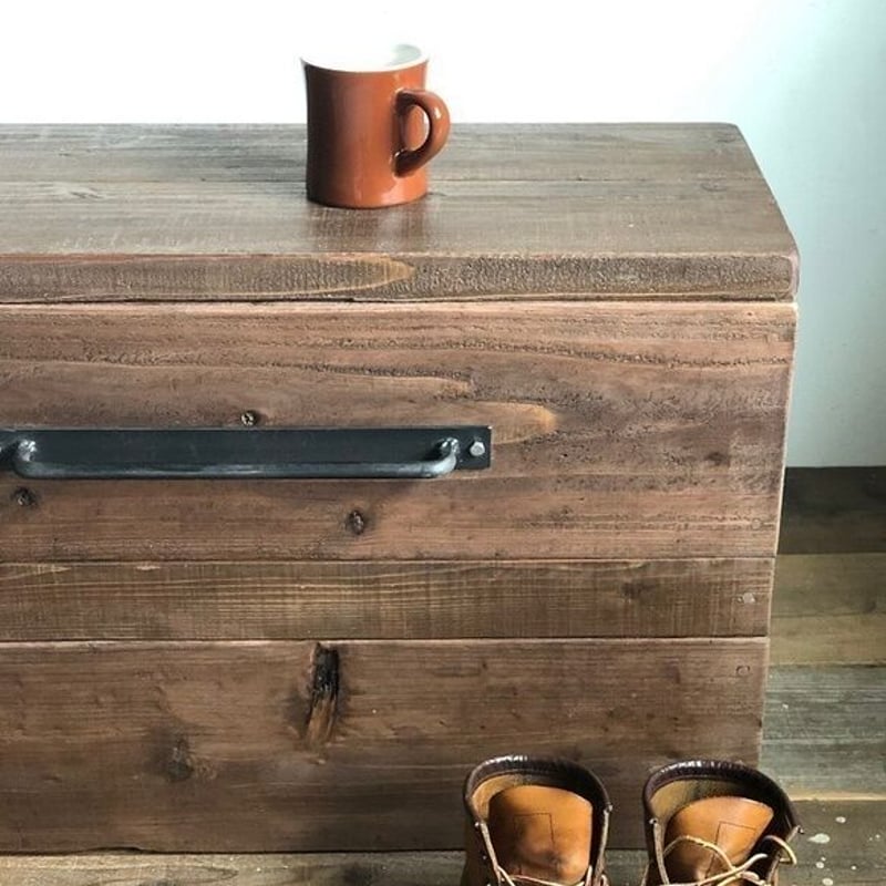 数量限定 M-BOX-mini 収納 ボックス 椅子 ベンチ キャスター 収納箱 古