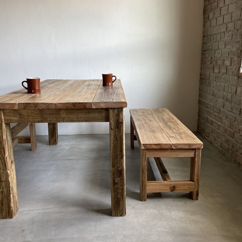 数量限定 OWT-B 古材 ベンチ ダイニングベンチ 椅子 カフェテーブル