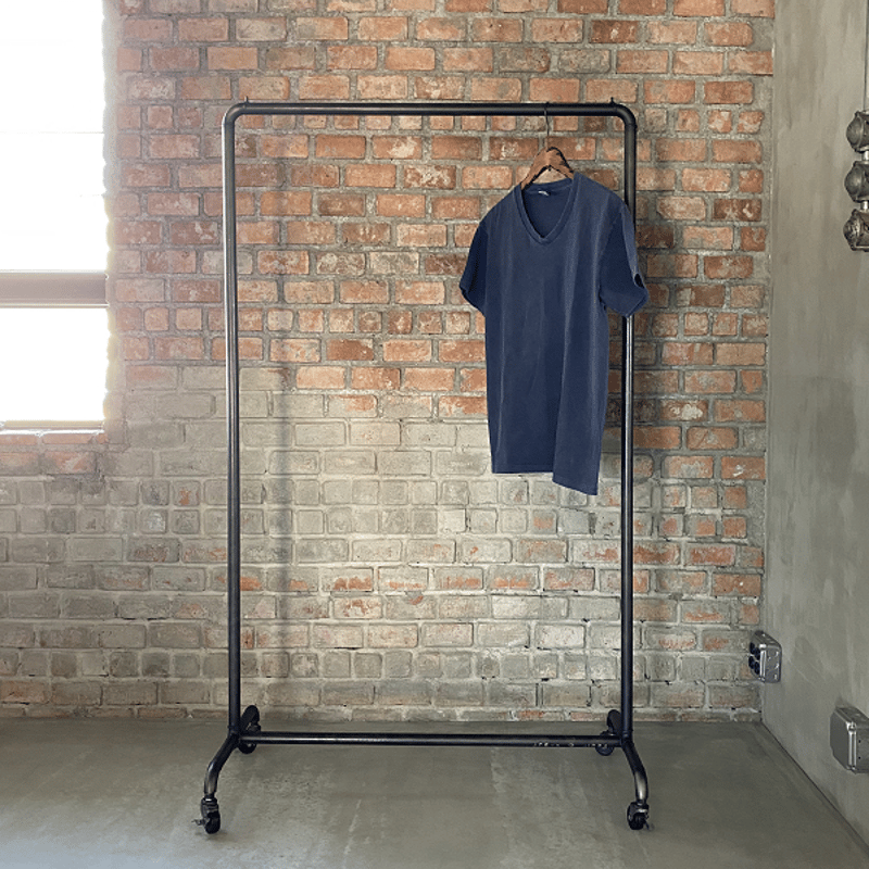 数量限定 GAS-95 アイアン キャスター付 ハンガーラック