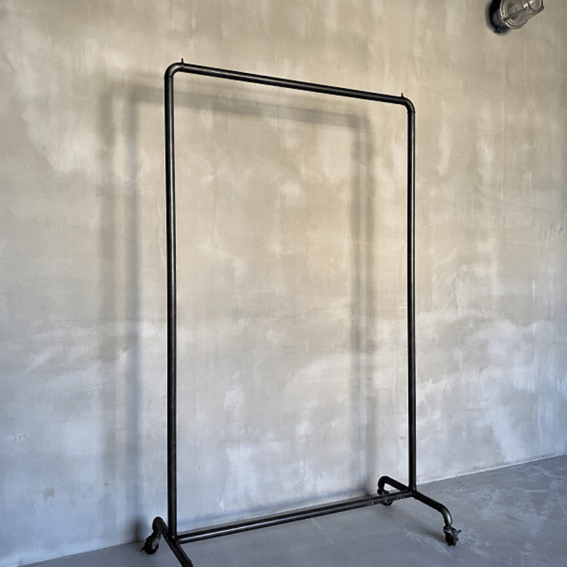 数量限定 GAS-95 アイアン キャスター付 ハンガーラック