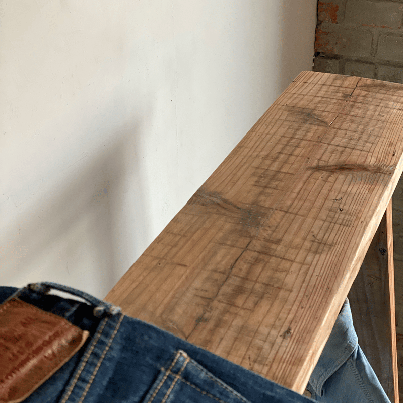 数量限定 MHA 古材 ハンガーラック シンプル 木製 クロージングラック