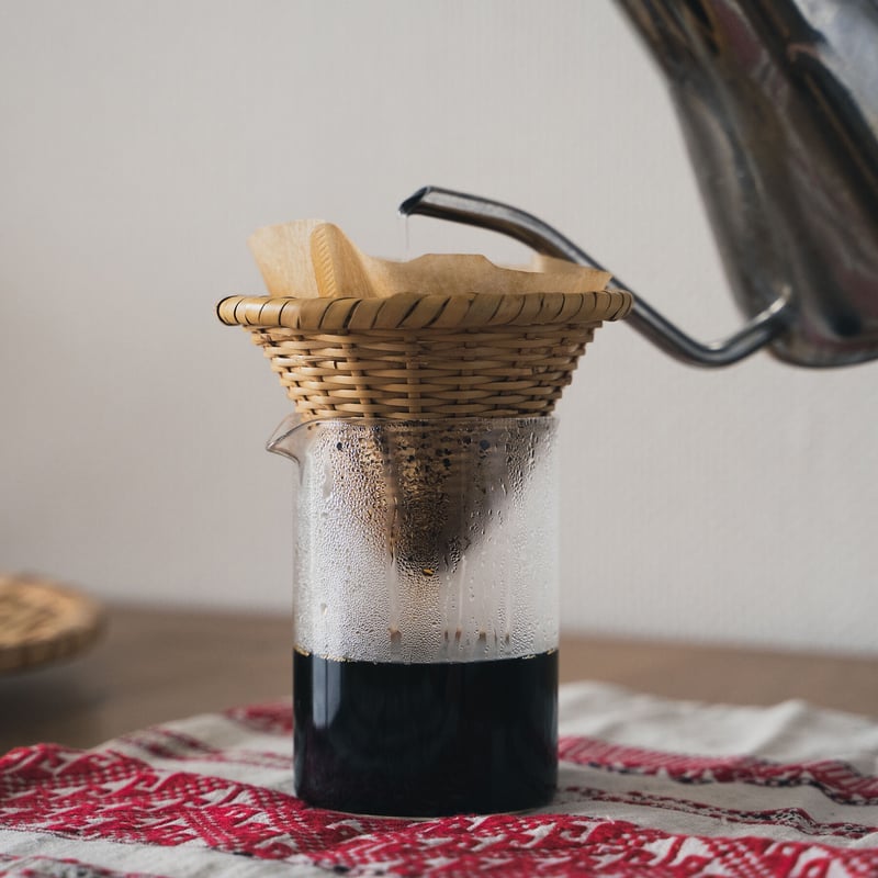 竹細工のドリッパー | 黄魚オンラインショップ