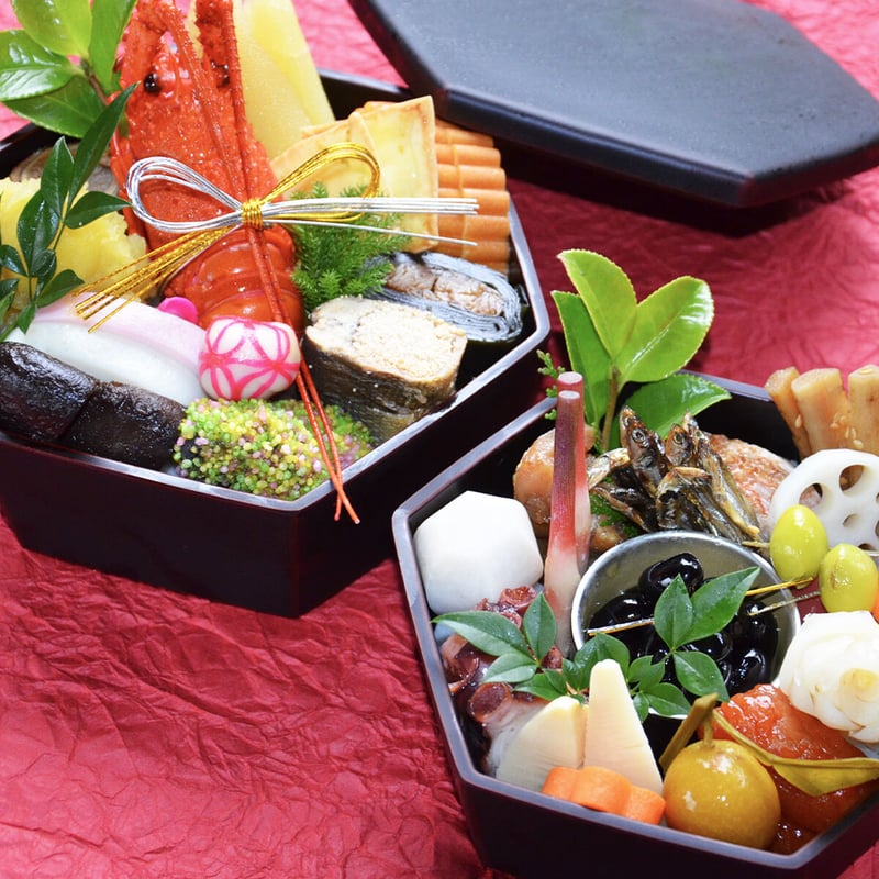 漆塗り 食洗機対応 六角二段入子重 | 【公式】うるしギャラリー久右