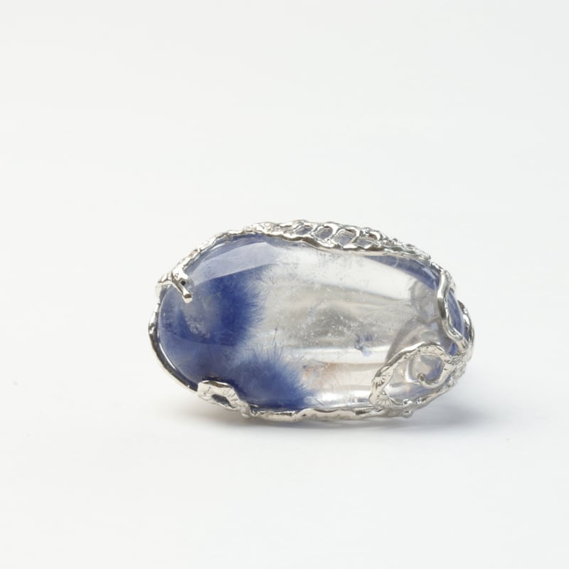 デュモルチェライト イン クォーツ リング B-100555 | kiri onlines