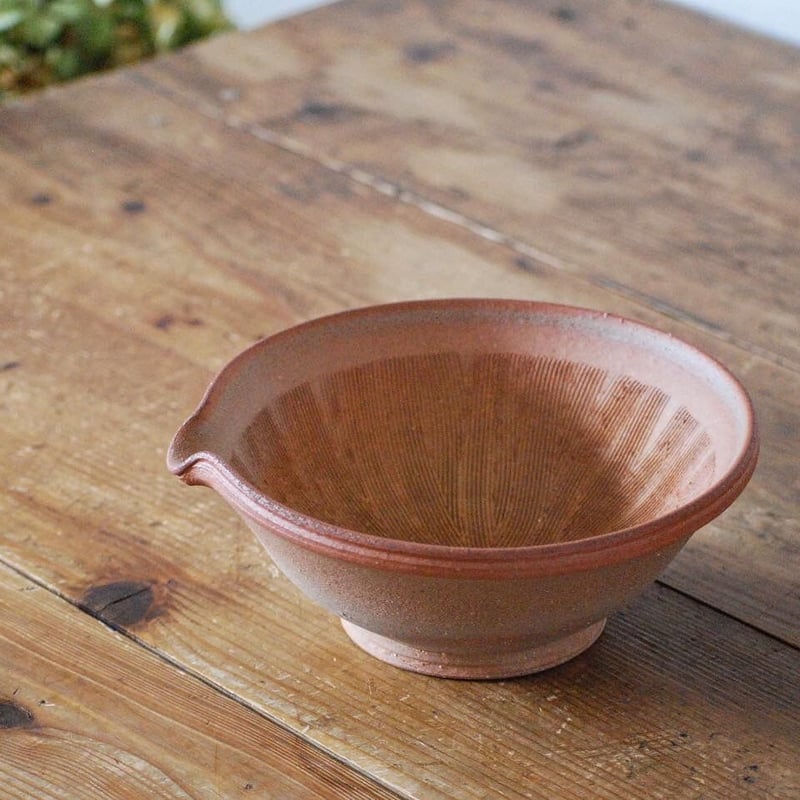 素焼きの片口すり鉢 no.2 | 櫻井窯