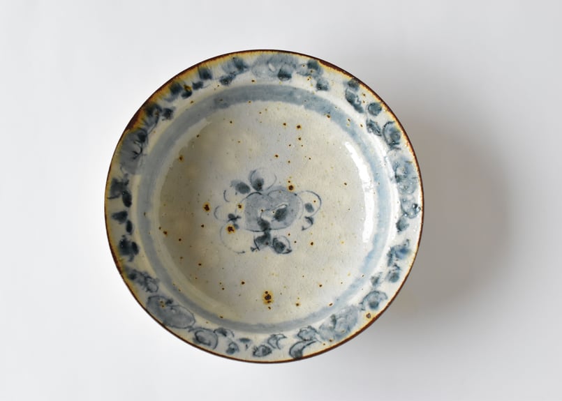 安南手 リム深皿(18㎝）／市野吉記 | うつわと暮らし 凛 ONLINE SHOP