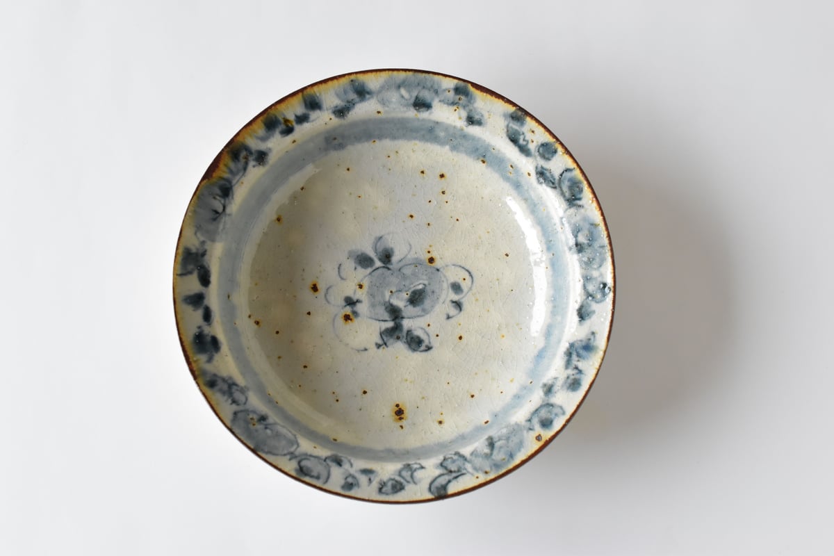 安南手 リム深皿(18㎝）／市野吉記 | うつわと暮らし 凛 ONLINE SHOP